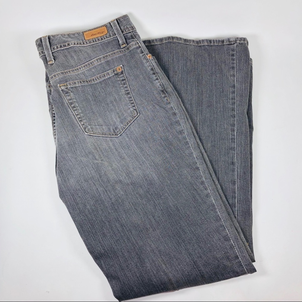 Edie Bauer Women's Size 14 Regular Gray Jeans